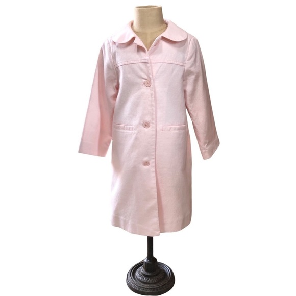JANIE AND JACK GIRLS DARLING SPRING PINK LIGHTWEIGHT JACKET SIZE 2T-3T - Picture 1 of 9